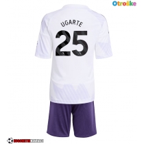 Otroške Nogometnih dresov Manchester United Manuel Ugarte #25 Gostujoči 2025-26 Kratki rokavi (+ hlače)